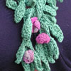 crochet scarf boa